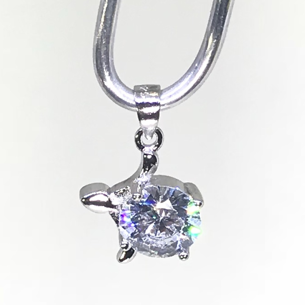 927 silver CZ Sagittarius pendant